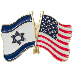USA and Israel Lapel Pin